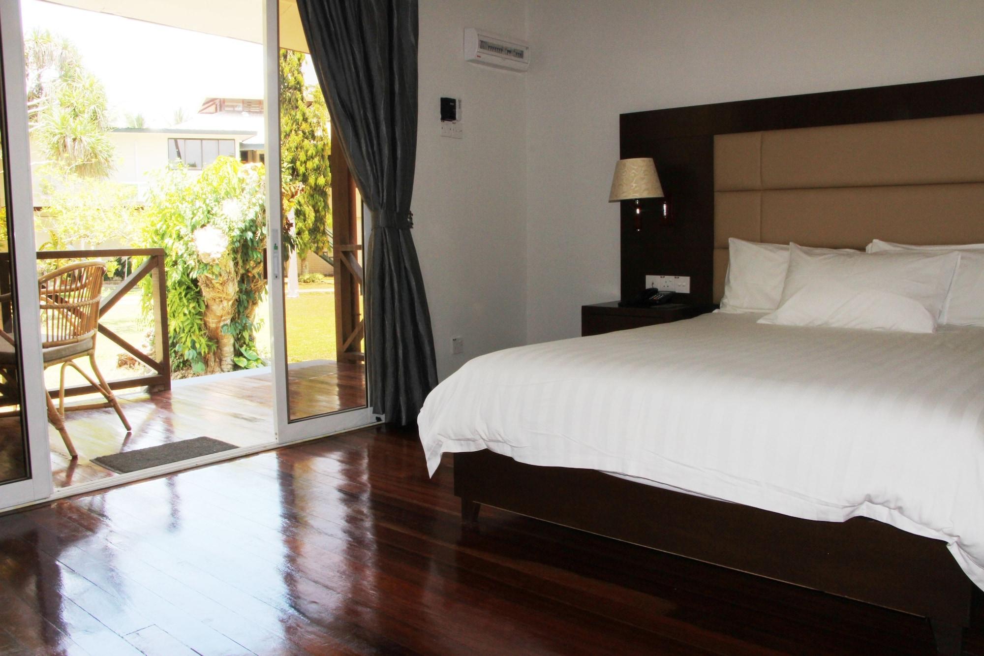Langkah Syabas Beach Resort Kinarut Kültér fotó
